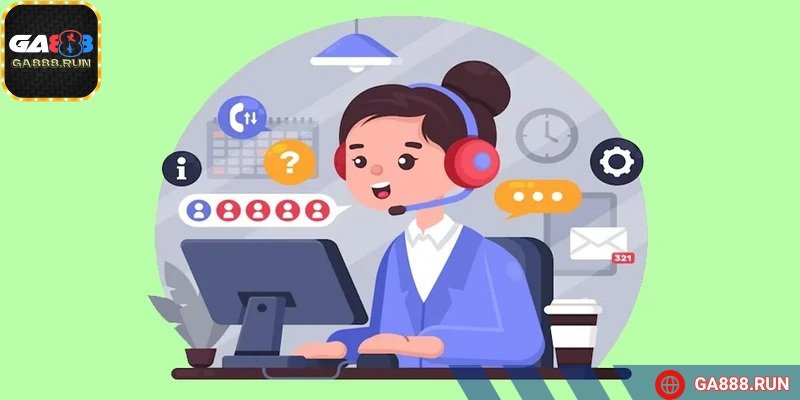 Đội ngũ hỗ trợ viên của GA888 luôn sẵn sàng giải đáp thắc mắc 24/7
